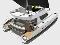 Power Sailing Catamaran KH 40' - Click me to open the gallery