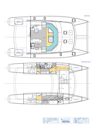 HK40' - Power Sailing Catamaran - Click to zoom