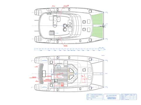 HK40' - Power Sailing Catamaran - Click to zoom