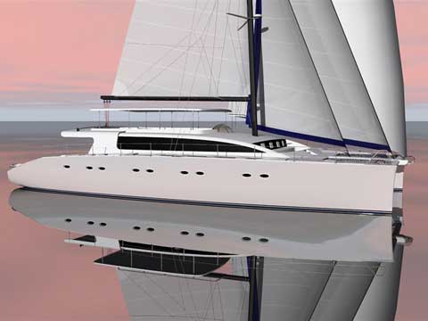 RB65 Catamaran - 3D Model - Click to zoom
