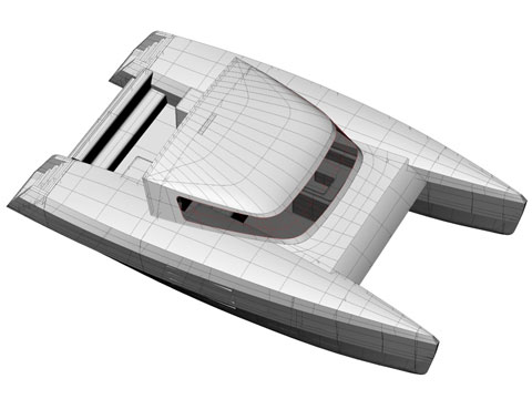 Catamaran RB 42' - From the project...