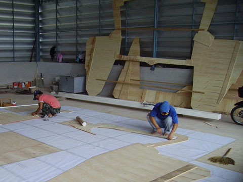 Catamaran lofting