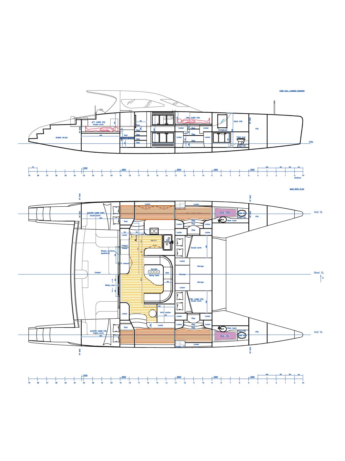 Catamaran Sailboat Boat Design