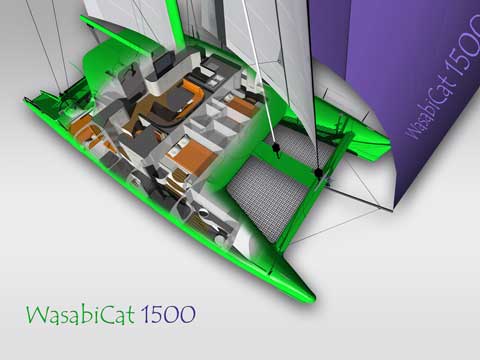 Sailing Catamaran P1500 - Click me to open the gallery