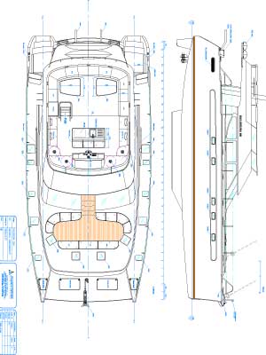 RB 55' Power Sailing Catamaran.