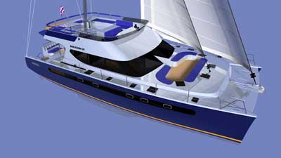Power Sailing Catamaran RB 55'