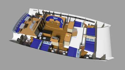 RB 55' Power Sailing Catamaran.