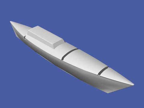 Sailing Catamaran TIKI 38' - Rendering - Click to zoom.