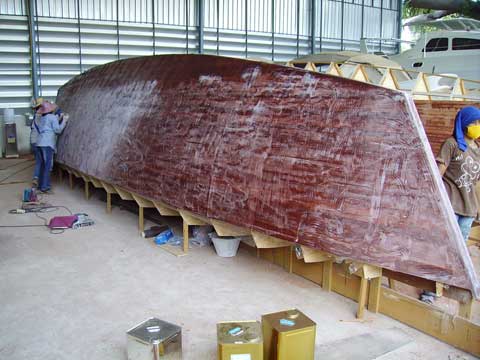 Sailing Catamaran TIKI 38' - Building - Click to zoom.