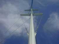 The strong mast of our catmarans