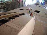Building the boat deck