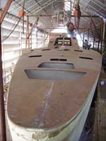 Boat deck building