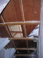 The deck from inside the boat
