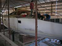 Ketch 77 painting