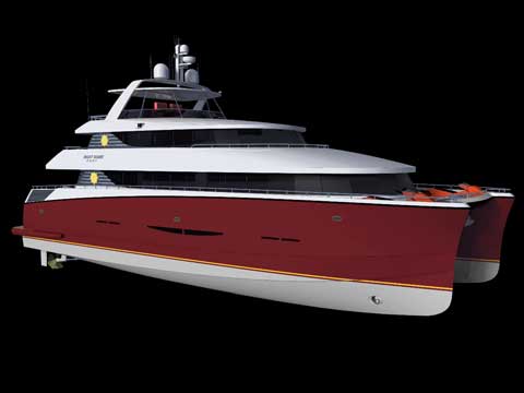 MegaByte 75'  Catamaran Motor Yacht - Click to zoom.