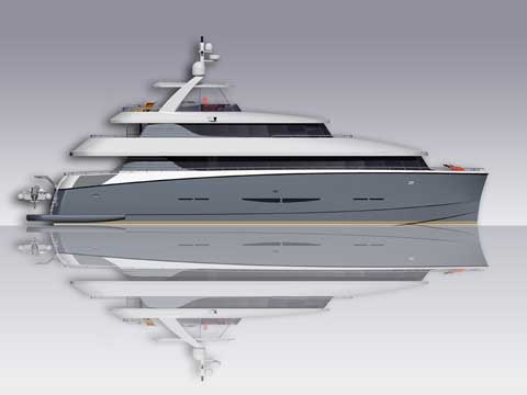 MegaByte 75'  Catamaran Motor Yacht - Click to zoom.