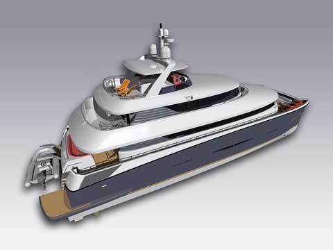 MegaByte 75'  Catamaran Motor Yacht - Click to zoom.