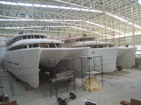 MegaByte 75'  Catamaran Motor Yacht - Click to zoom.