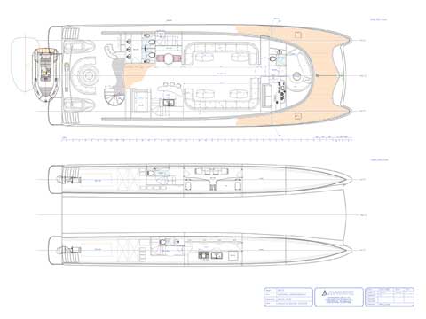 MegaByte 75'  Catamaran Motor Yacht - Click to zoom.