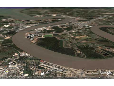 Location of our new boatyard - Click to zoom.