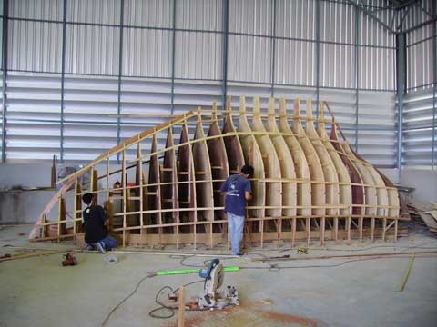 Carpentry works for the Penny 26'