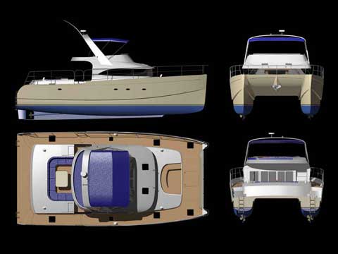 Power catamaran RB 50 4 views