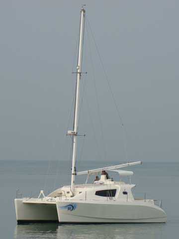 Sailing Catamaran RB 34 - Click to zoom.