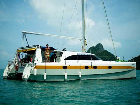 Sailing catamaran RB 45